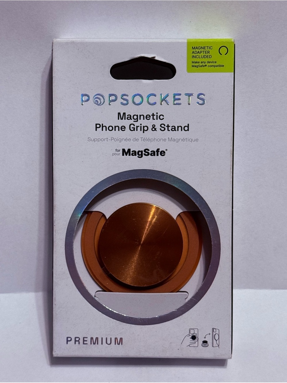 PopSockets Magnetic Phone Grip & Stand for MagSafe metallic premium